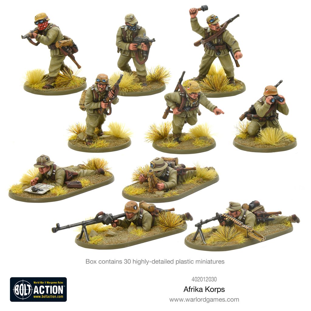 Bolt Action 2 Afrika Korps Infantry (English)