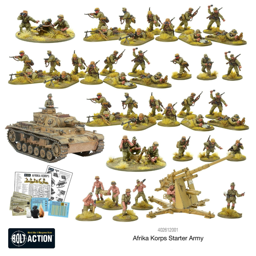 Bolt Action 2 Afrika Korps Starter Army (English)