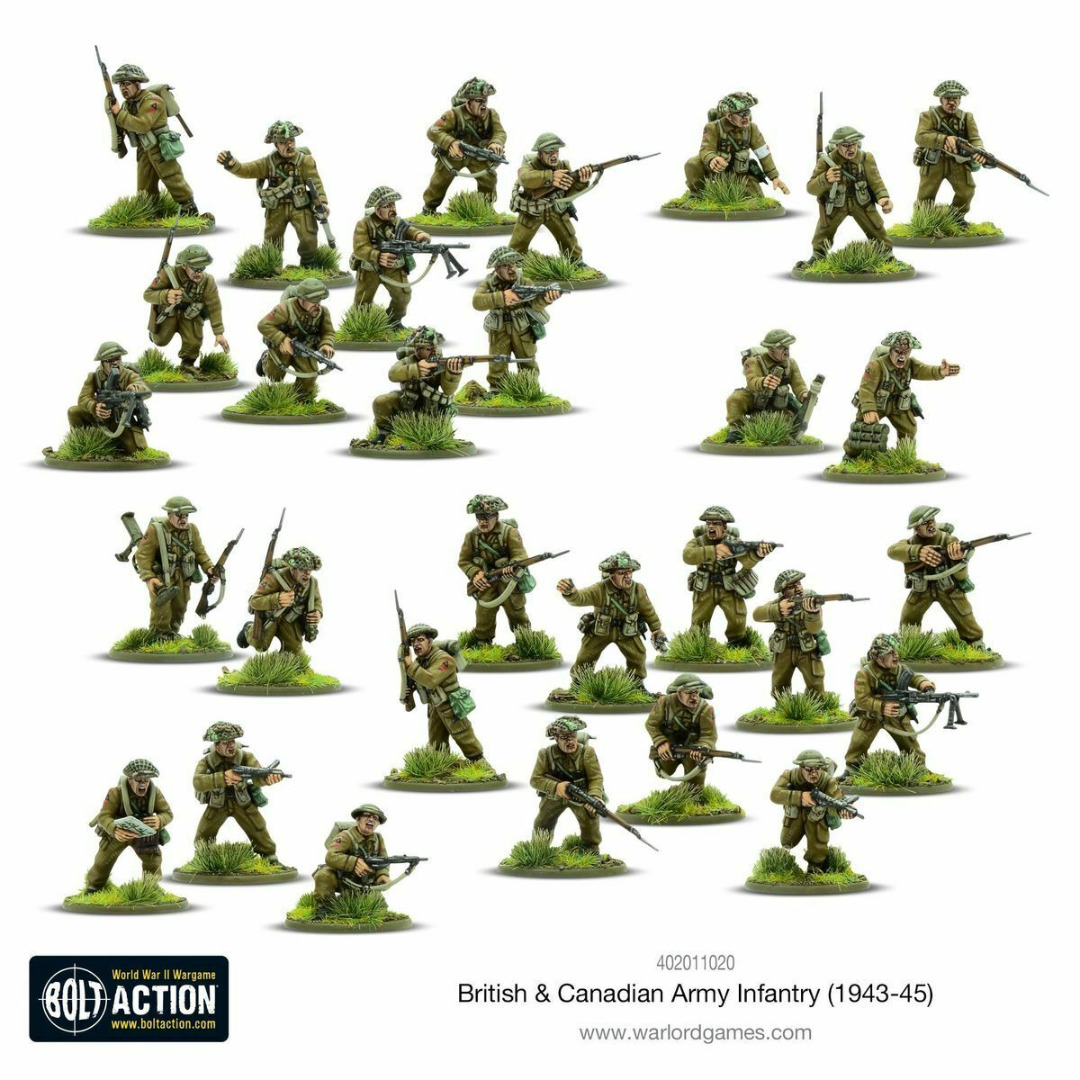 Bolt Action 2 British & Canadian Army infantry (1943-45) (English)