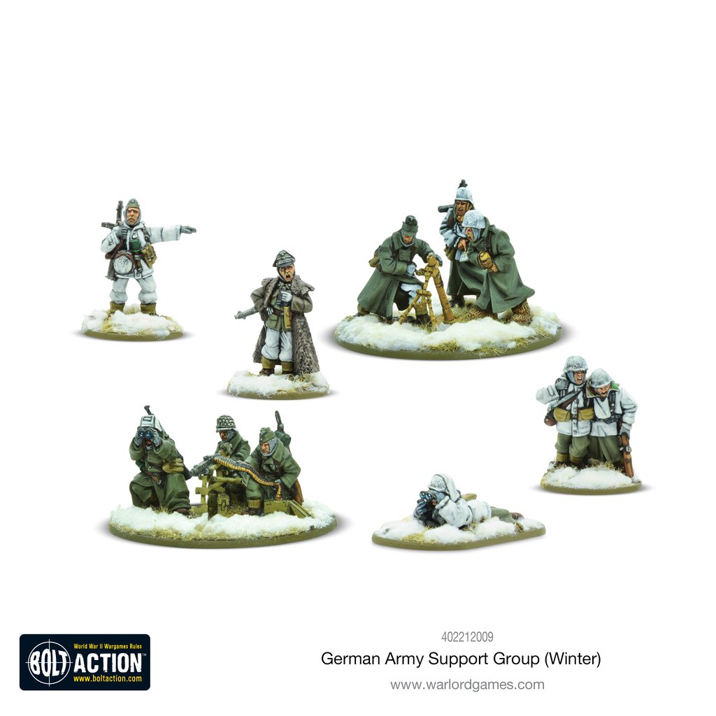Bolt Action 2 German Army Support Group (Winter) (English)
