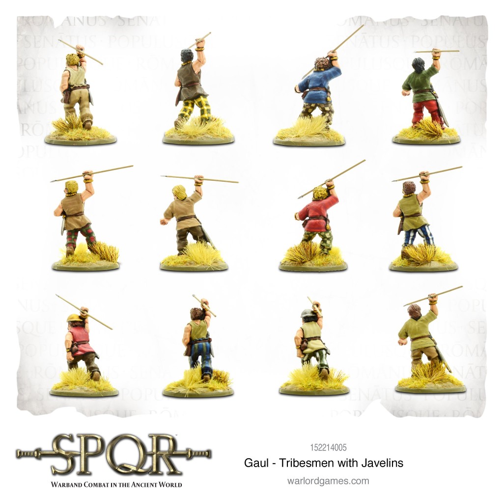 SPQR: Gaul - Tribesmen with javelins (English)