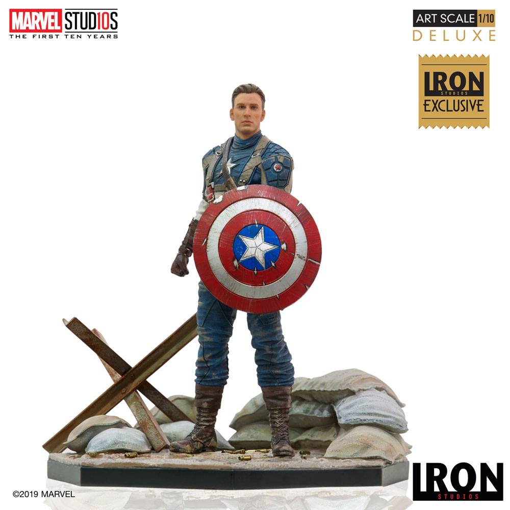 Marvel Statue 1/10 Captain America First Avenger MCU 10 Years Event EX 21cm