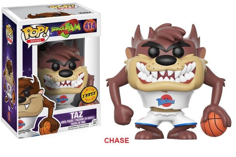 Space Jam POP! Movies Figures Taz Chase 9 cm 