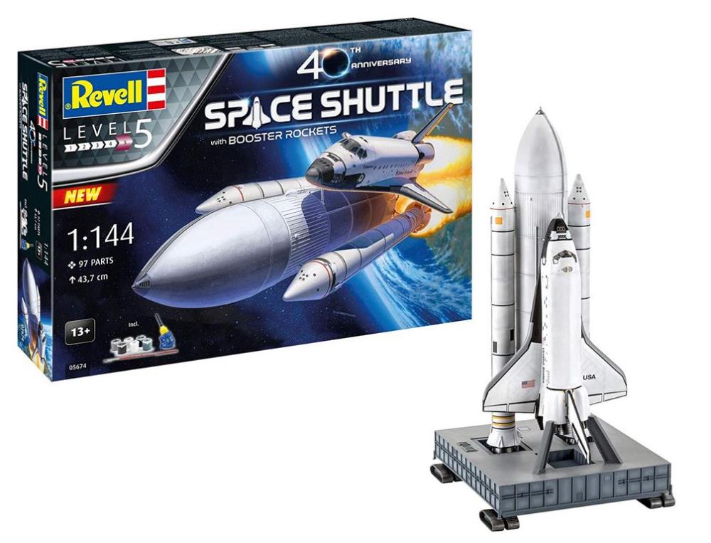 Revell Model Gift Set Space Shuttle 40th Anniversary Scale 1:144