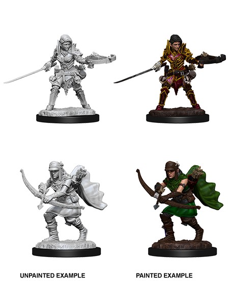 Pathfinder Battles: Deep Cuts - Female Half-Elf Ranger Miniatures