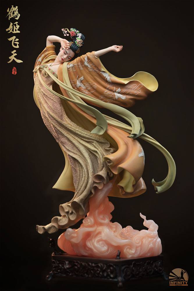 Elegance Beauty Series Statue The Flying Princess Crane Elite Version 50 cm