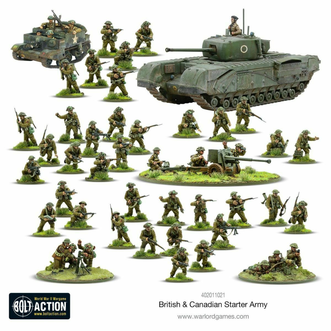 Bolt Action 2 British & Canadian Army (1943-45) Starter Army (English)
