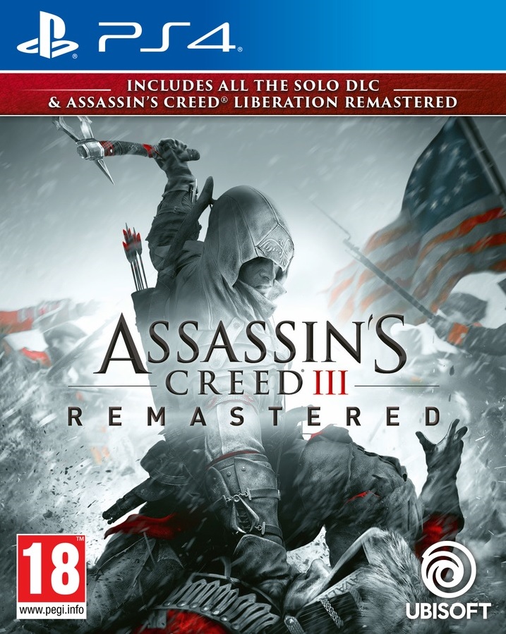 Assassins Creed III Remastered & Liberation Remastered PS4 (Novo)