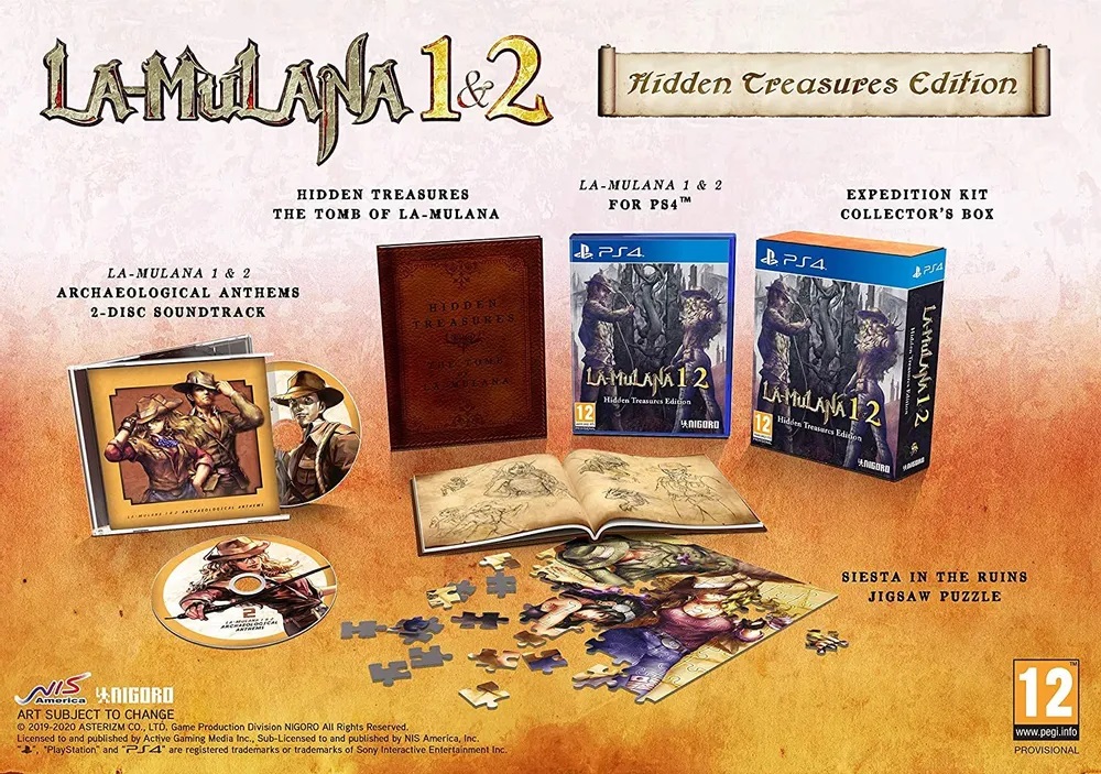 La Mulana 1 & 2 Hidden Treasures Edition PS4 (Novo)
