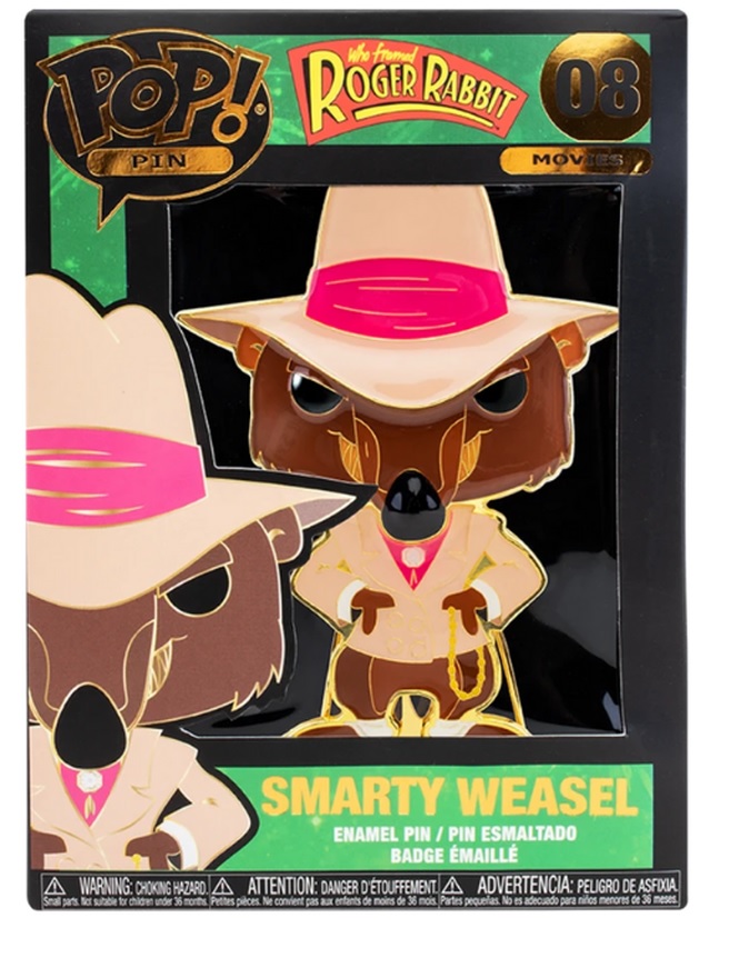 Funko Pop! Roger Rabbit - Smarty Weasel Large Enamel Pin 10 cm