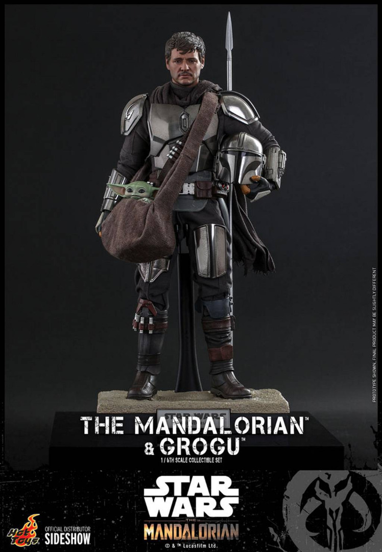 Star Wars: The Mandalorian - The Mandalorian and Grogu 1:6 Scale Figure Set