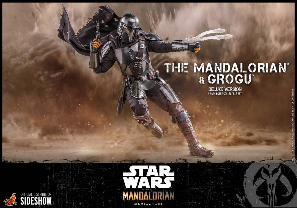 Star Wars:The Mandalorian-Deluxe The Mandalorian and Grogu 1:6 Scale Figure