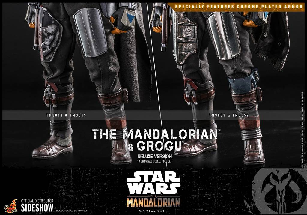 Star Wars:The Mandalorian-Deluxe The Mandalorian and Grogu 1:6 Scale Figure