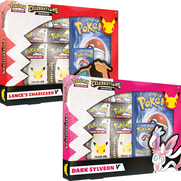Pokémon - Celebrations V Box - Lance's Charizard V / Dark Sylveon (English)