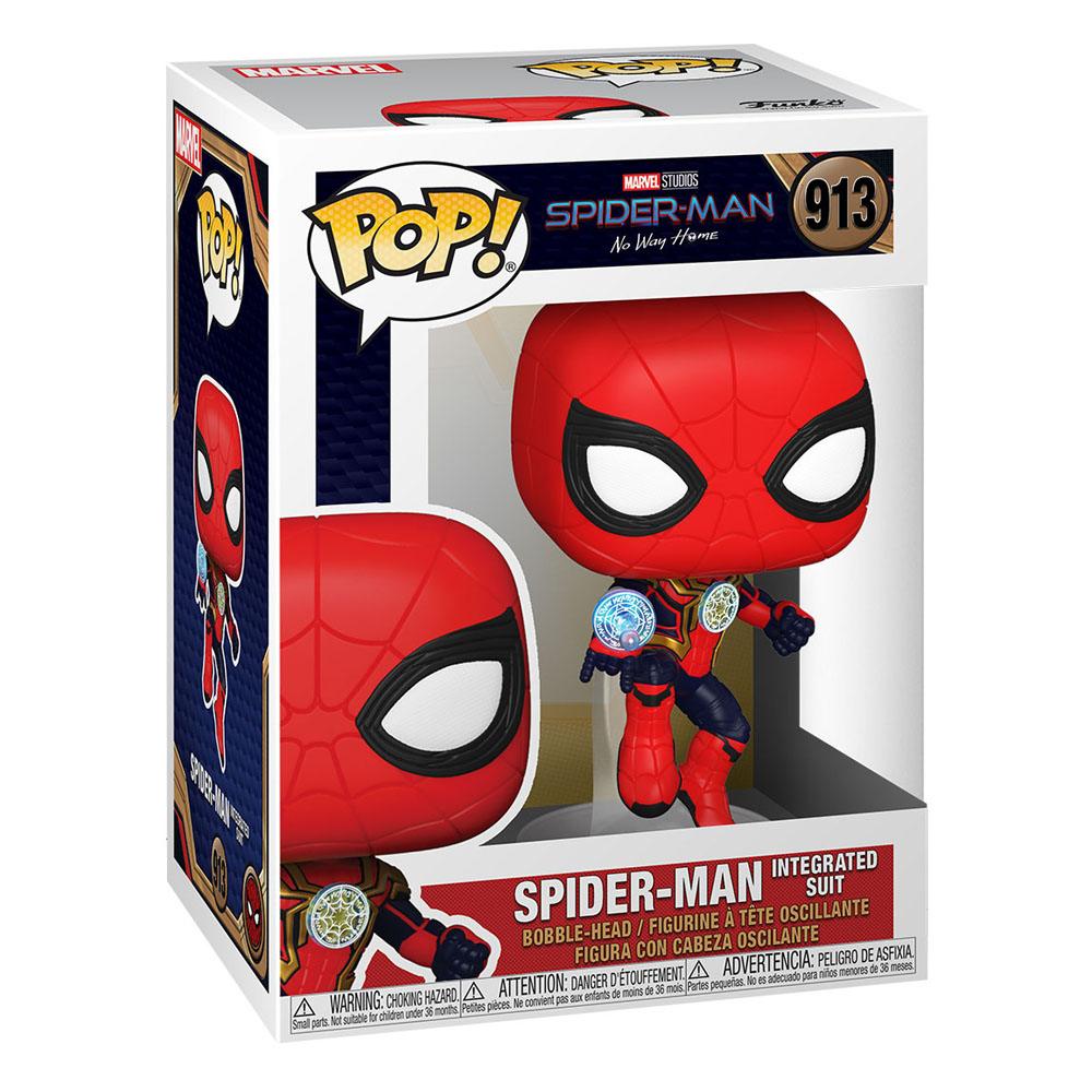 Spider-Man: No Way Home POP! Vinyl Figure Spider-Man (Integrated Suit) 9 cm