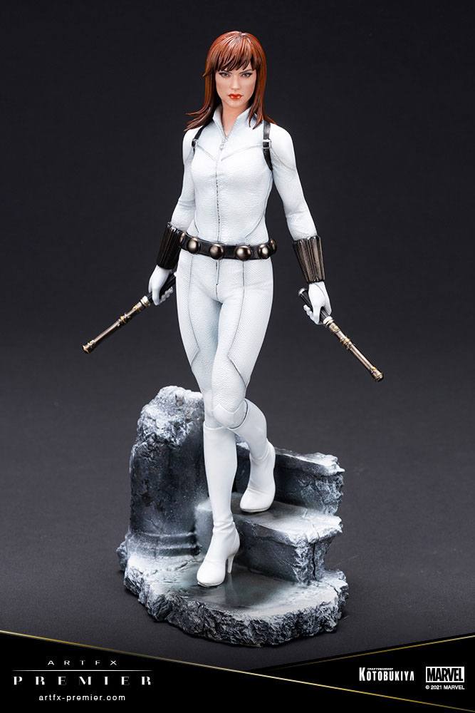 Marvel Universe ARTFX Premier PVC Statue 1/10 Black Widow White Limited Edt