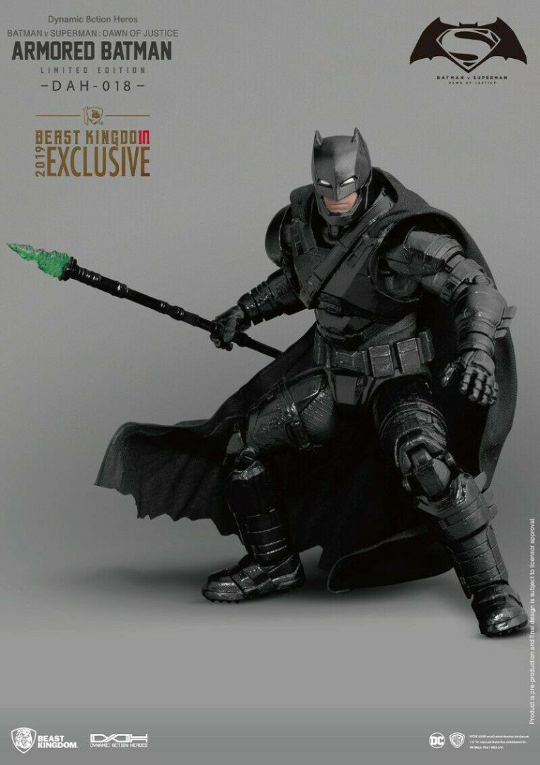 Batman v Superman Dynamic 8ction Heroes AF 1/9 Armored Batman SDCC 2019 Exc