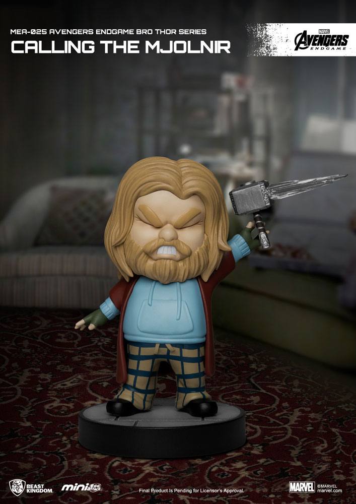 Avengers: Endgame Mini Egg Attack Figure Bro Thor Calling the Mjolnir 8 cm
