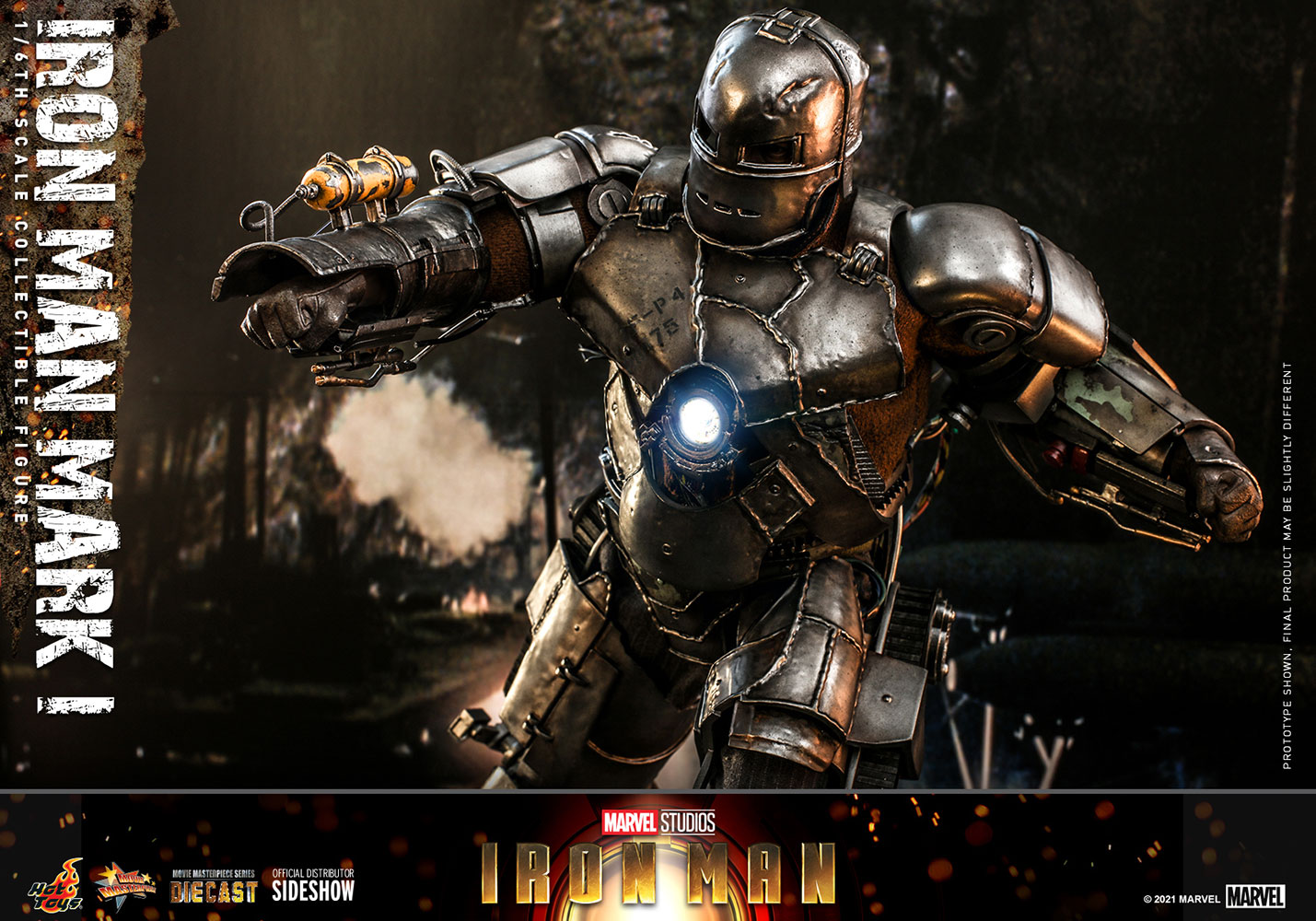 Iron Man Movie Masterpiece Action Figure 1/6 Iron Man Mark I 30 cm