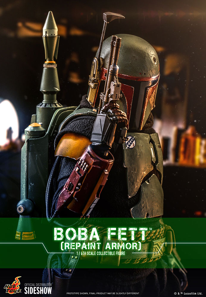 Star Wars: The Mandalorian - Boba Fett Repaint Armor 1:6 Scale Figure 