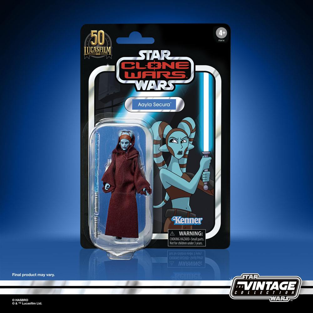 Star Wars The Clone Wars Vintage Collection Action Figure Aayla Secura 10cm