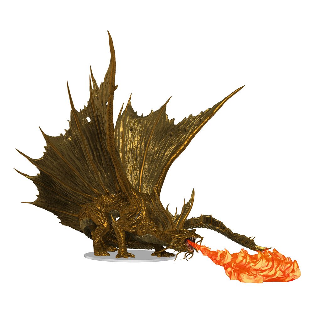 Dungeons & Dragons Icons of Realms: Adult Gold Dragon Premium Figure 25 cm
