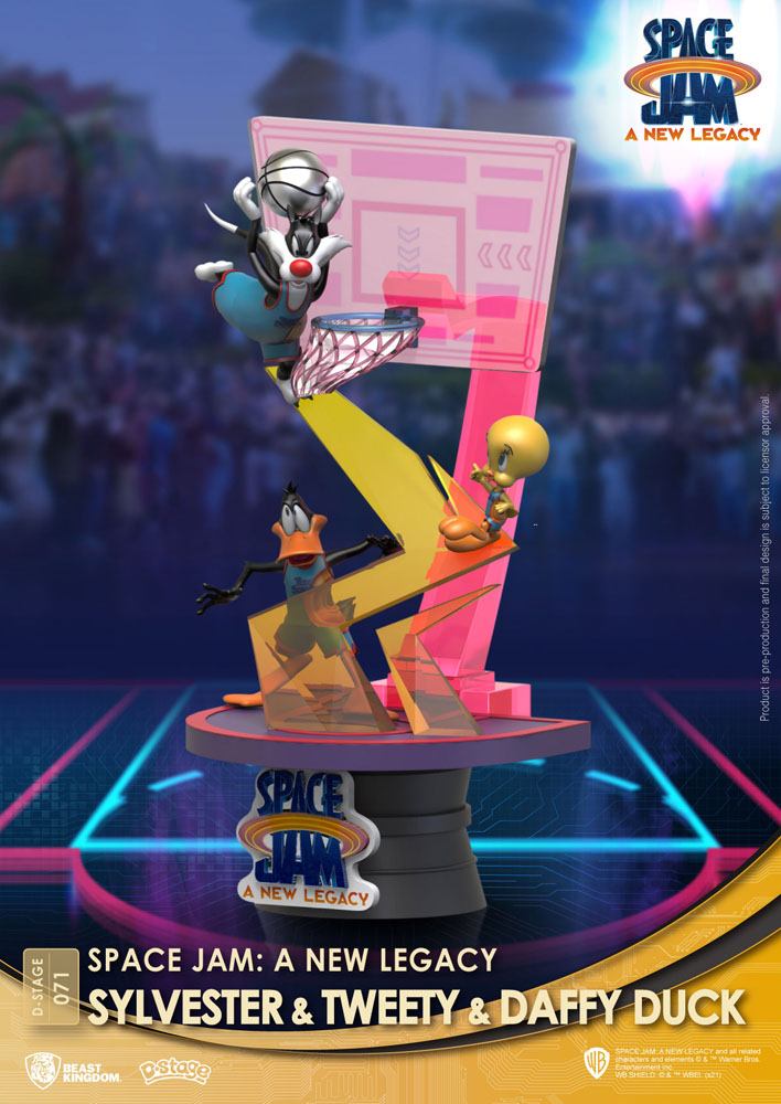 Space Jam D-Stage PVC Diorama Sylvester & Tweety & Daffy Duck 15 cm