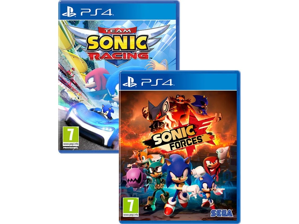 Team Sonic Racing + Sonic Forces PS4 (Novo)