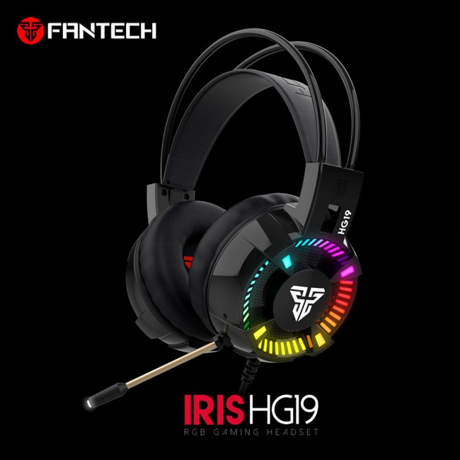 Headset Fantech Auscultador Iris HG19 RGB PC