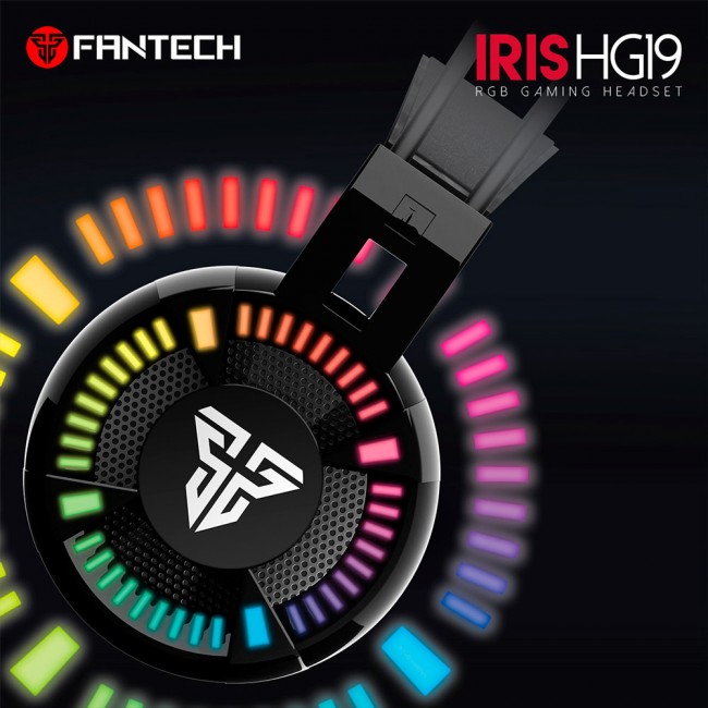 Headset Fantech Auscultador Iris HG19 RGB PC