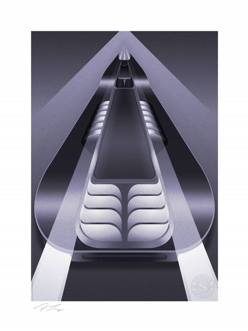 DC Comics: Batman the Animated Series - Batmobile Unframed Art Print