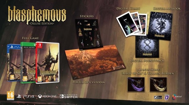  Blasphemous Deluxe Edition PS4 (Novo)