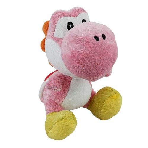 Super Mario: Pink Yoshi 8 inch Plush
