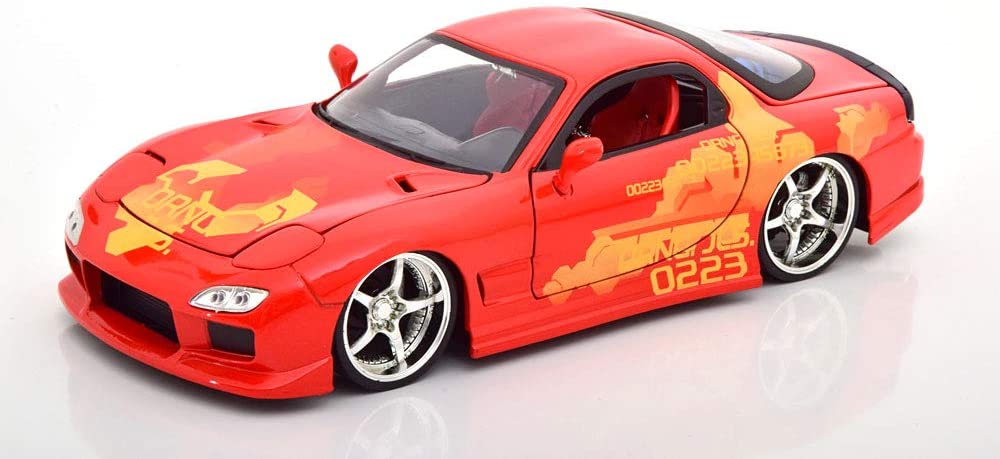 Fast & Furious Orange JLS Mazda RX-7 1:32
