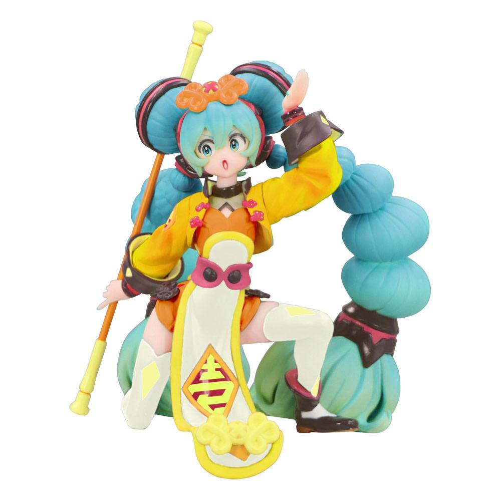 Vocaloid Noodle Stopper PVC Statue Hatsune Miku China Dress Color 10 cm