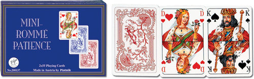 Playing Cards - Mini Romme Patience