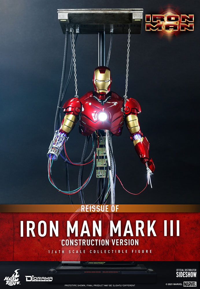 Marvel: Iron Man - Iron Man Mark III Construction Version 1:6 Scale Figure 