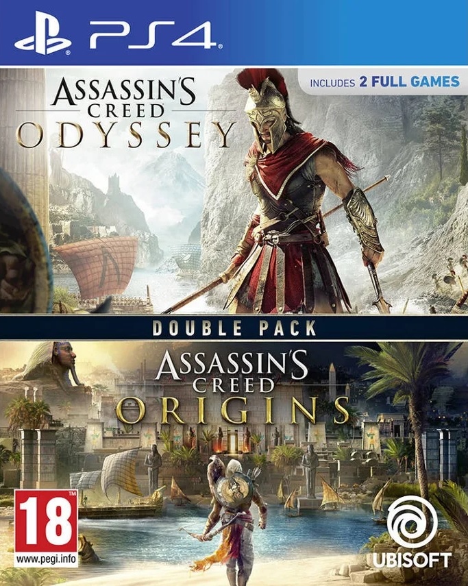 Assassin's Creed Odyssey + Assassin's Creed Origins Pack PS4 (Seminovo)