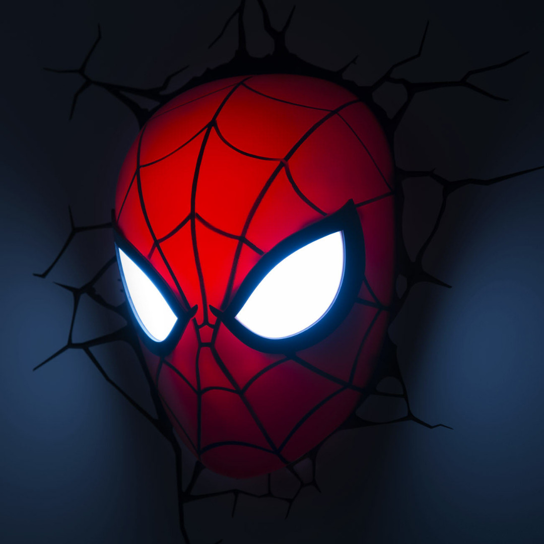 Marvel Comics 3D LED Light Spider-Man Mask