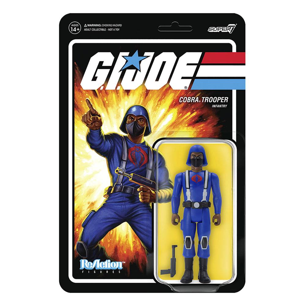 G.I. Joe ReAction Action Figure Cobra Trooper H-back (Brown) 10 cm