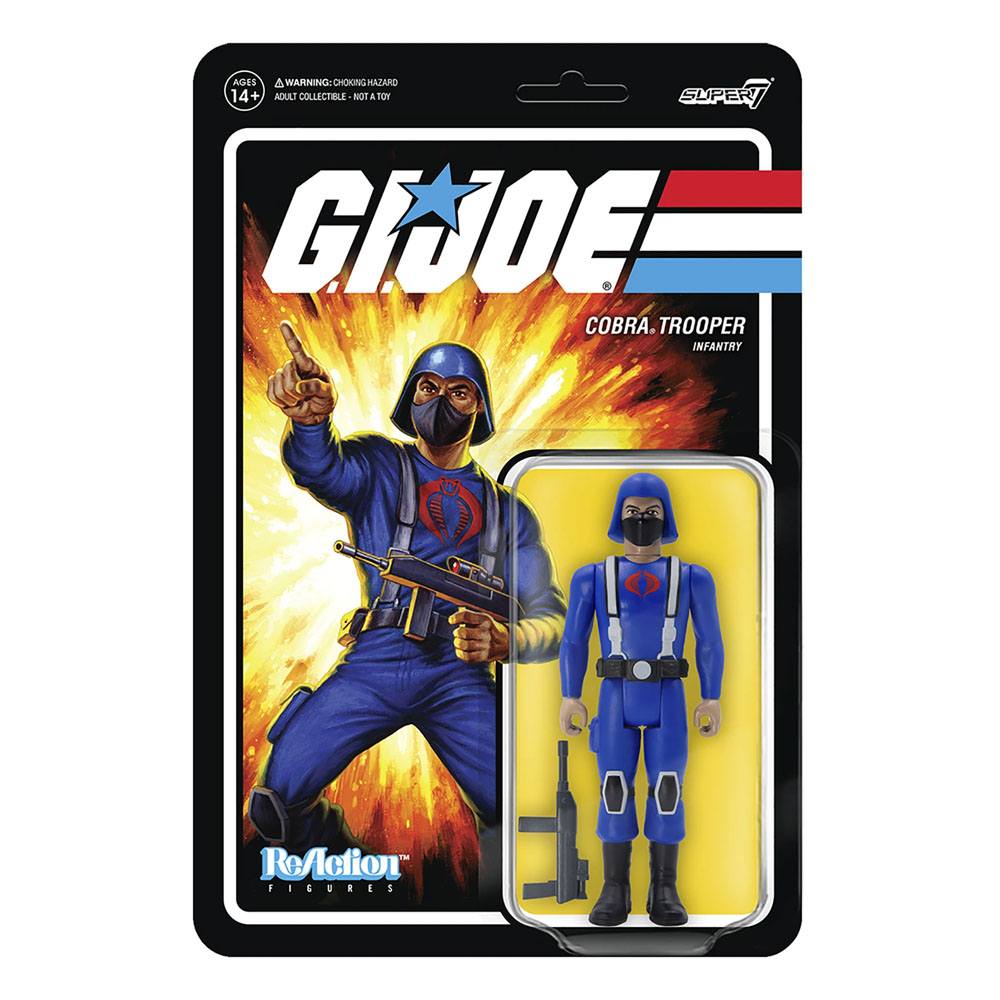 G.I. Joe ReAction Action Figure Cobra Trooper Y-back (Tan) 10 cm