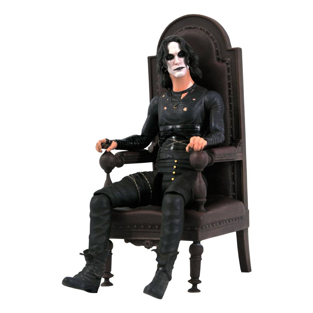 The Crow Deluxe Action Figure Eric Draven in Chair SDCC 2021 Exclusive 18cm