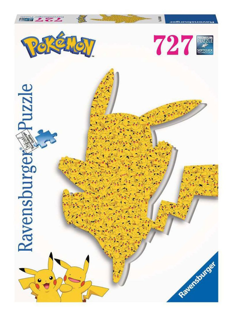 Pokémon Shaped Jigsaw Puzzle Pikachu (727 pieces)