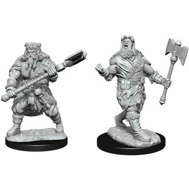 Dungeons and Dragons: Nolzur's Marvelous Minatures - Human Barbarian Male 