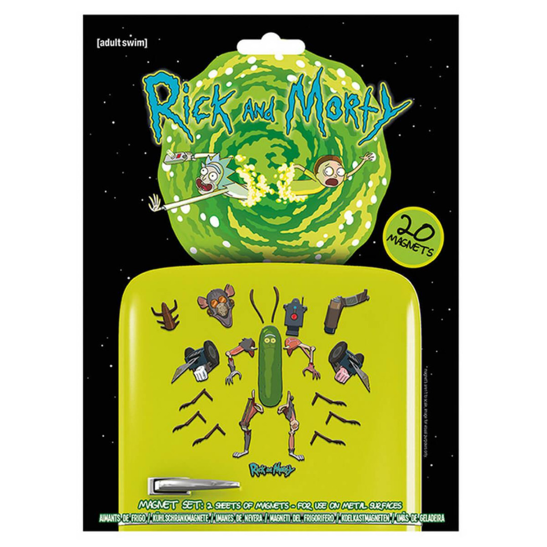 Rick And Morty (Weaponize The Pickle) Magnet Set