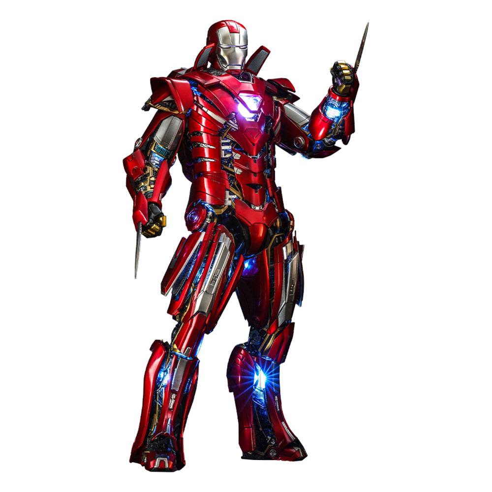 Marvel: Iron Man 3 -Silver Centurion Armor Suit Up Version 1:6 Scale Figure