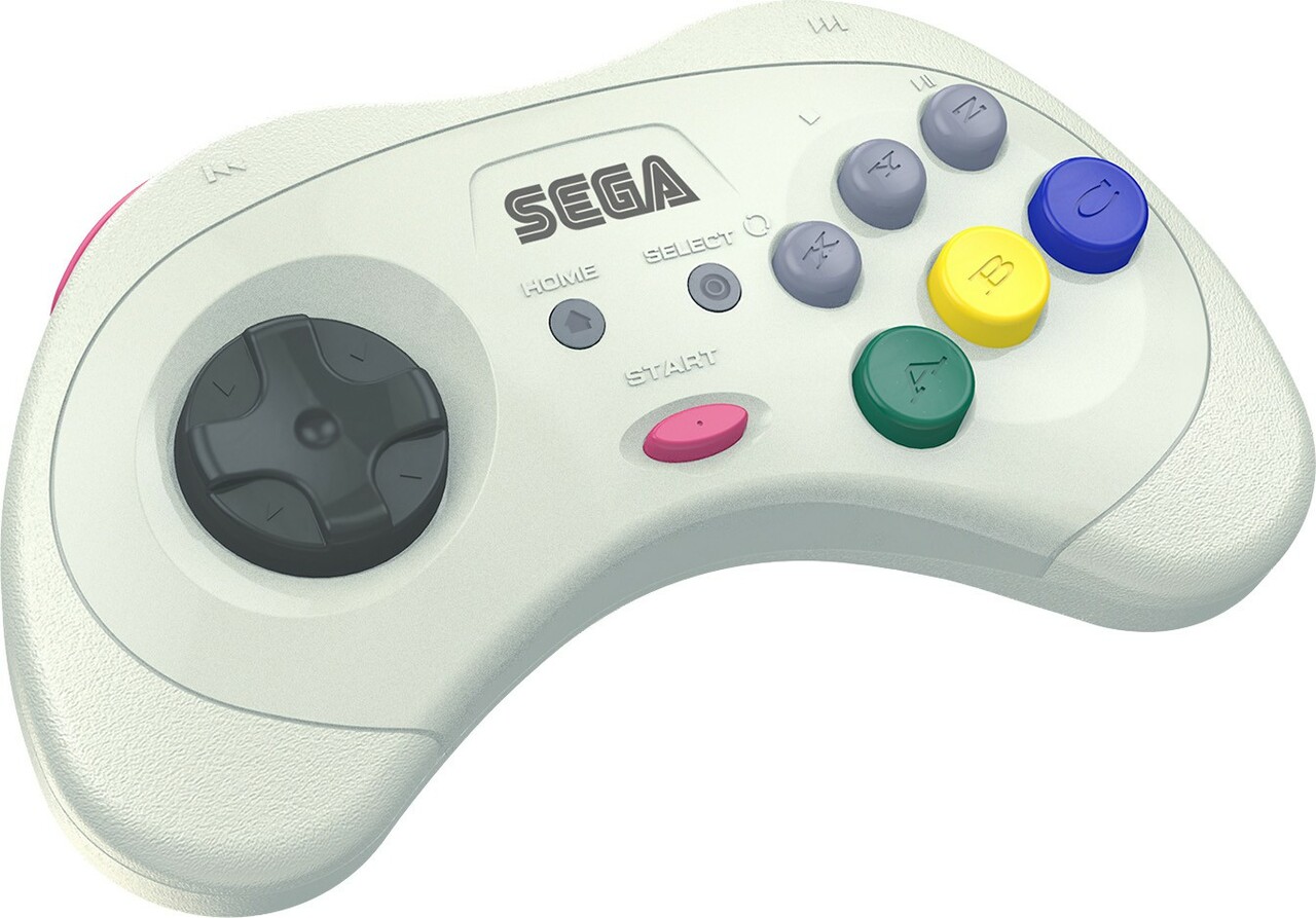 Retro-Bit Official Sega Saturn 2.4 GHz Wireless - White