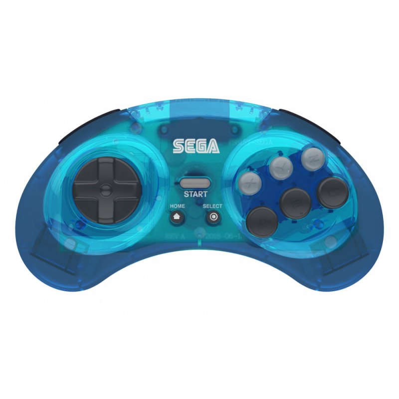 Retro-Bit Gamepad SEGA Mega Drive Bluetooth - Blue/Azul