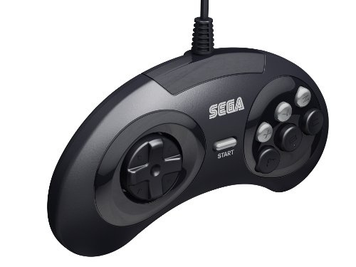 Retro-bit SEGA Megadrive 6-Button Arcade Pad Black/Preto