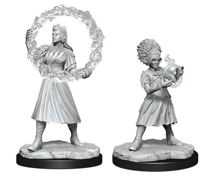 Magic the Gathering: Unpainted Miniatures - Rootha and Zimone